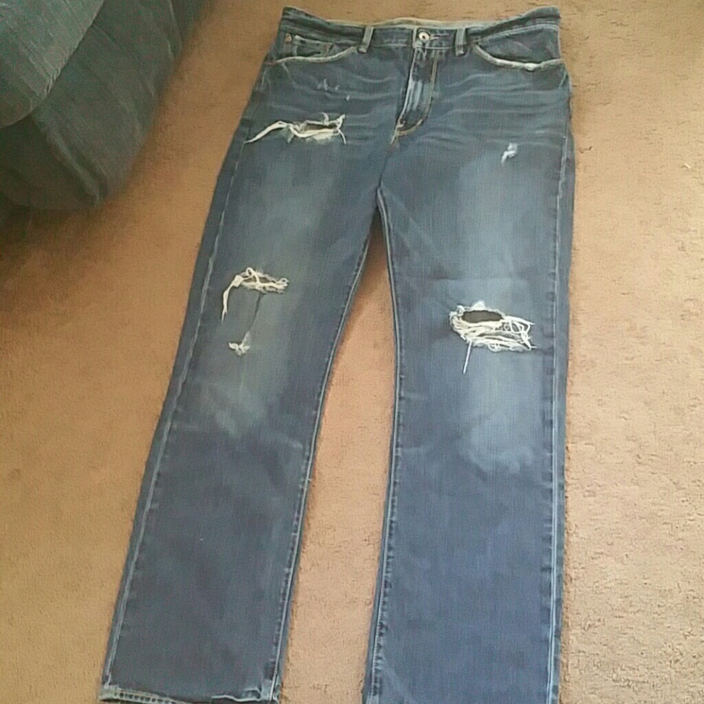 X2 denim laboratory Boot Cut distressedjeans 36x34